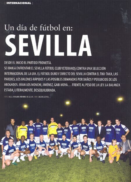 PAJARES & ASOCIADOS particip� activamente en el partido de f�tbol organizado por la Uni�n Internacional de Abogados en Sevilla durante la celebraci�n de su �ltimo Congreso, enfrent�ndose al Sevilla CF de Veteranos