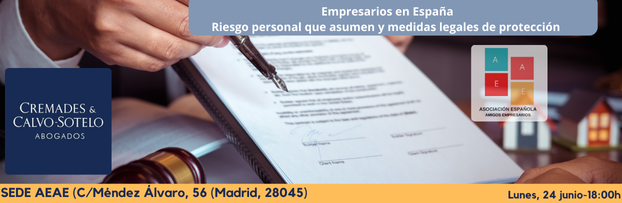 AEAE - Empresarios y riesgo personal que asumen