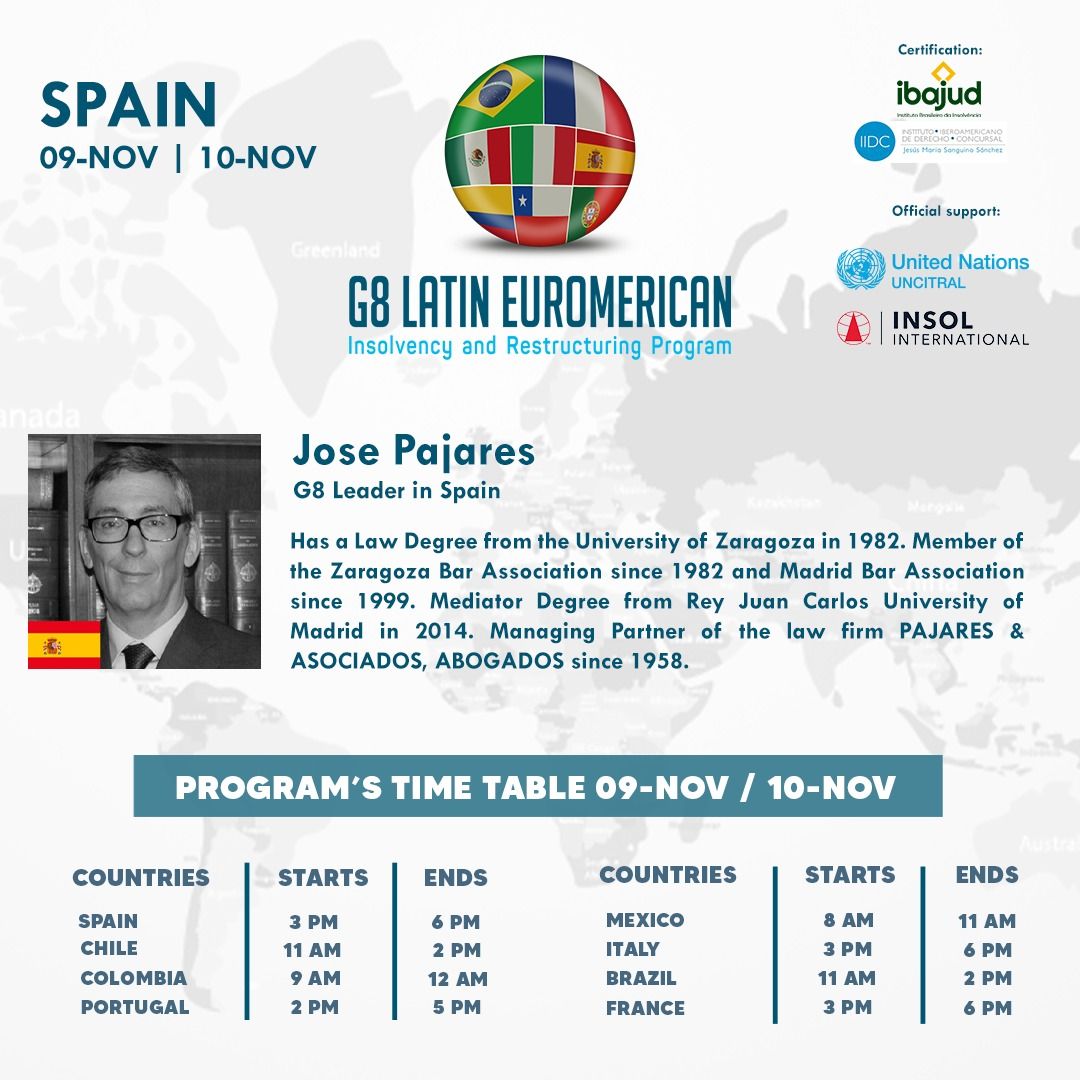 El sistema concursal de España en el Programa de Insolvencia y Reestructuración Euromericana Latina del G8
