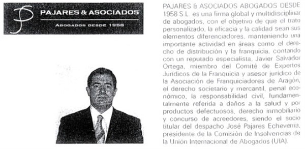 Referencia en Libro Oficial de la Asociación Española de Franquiciadores 2009